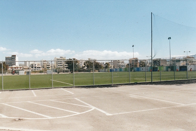 Picture of Construction of football stadium in the former racetrack’s facilities in Palaio Faliro