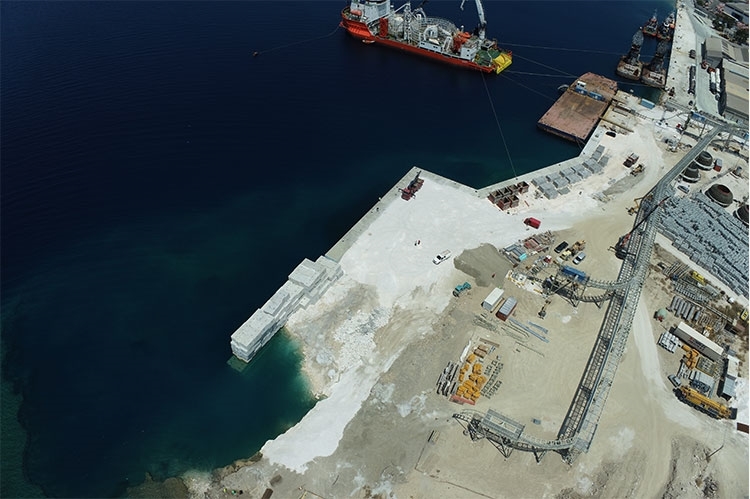 Picture of New coastal quay at the FULGOR facility in Sousaki, Corinth