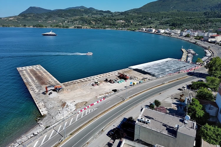 Picture of Construction of the Port of Agios Konstantinos